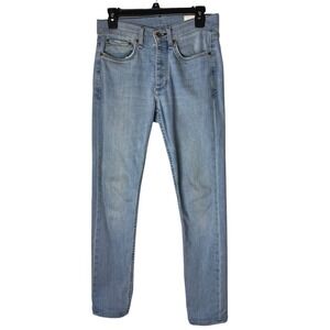 Rag & Bone Jeans Women 29 Blue Euclid Light Wash Fit 1 Extra Slim Fit Button Fly